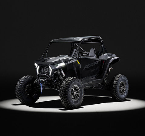 A 2027 Polaris RZR XP S side-by-side showcasing it's bold, aggressive look.