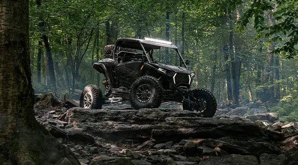 An Onyx Black 2027 Polaris RZR XP S Ultimate side-by-side.