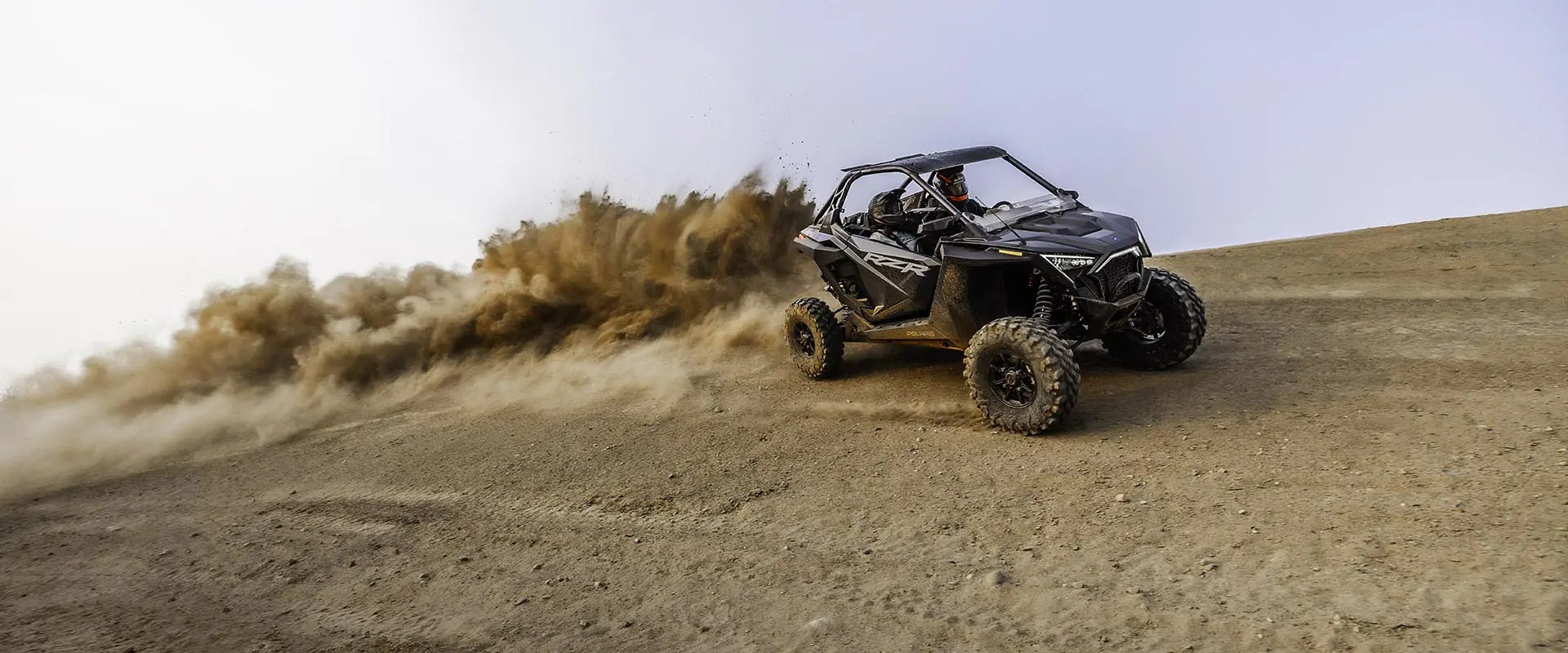 polaris rzr pro xp side by side in the desert