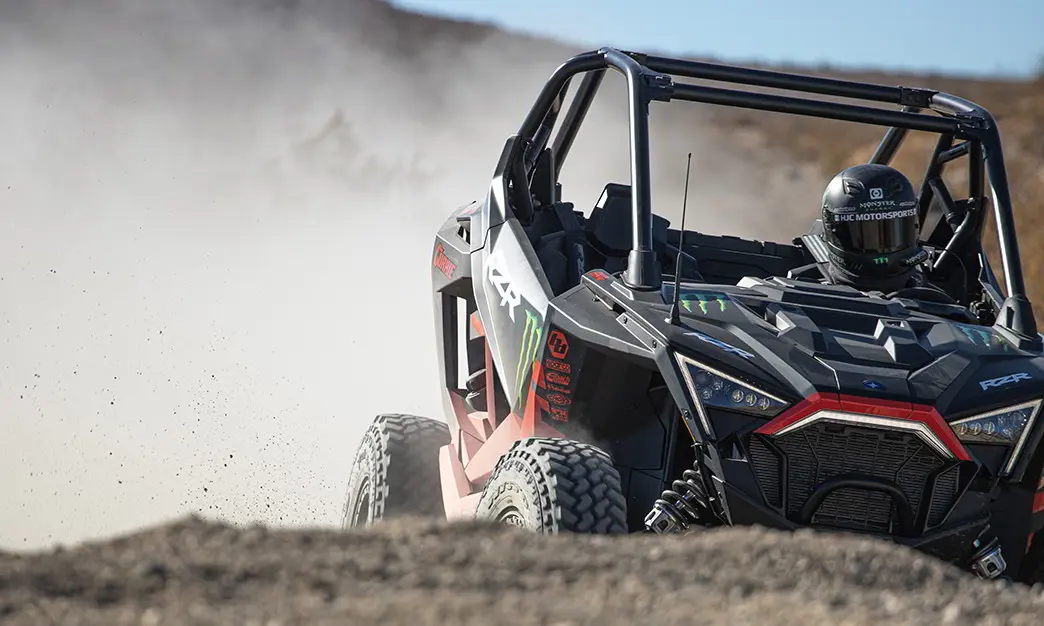 Close-up of Casey's RZR