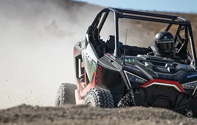 Close-up of Casey's RZR