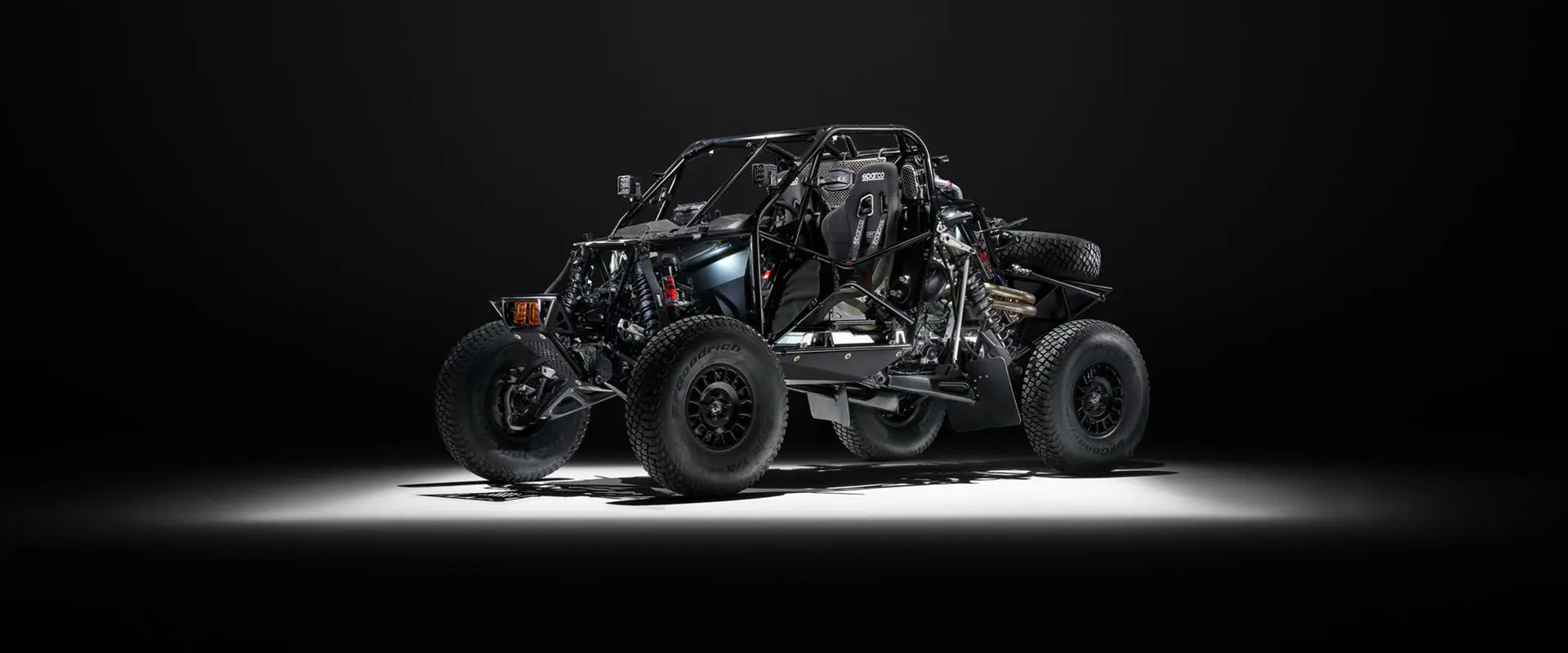 Angle view of the Polaris RZR R Factory Edition Side-by-Side.