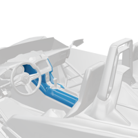 Interior Painted Accent Kit Pearl - Blue Steel