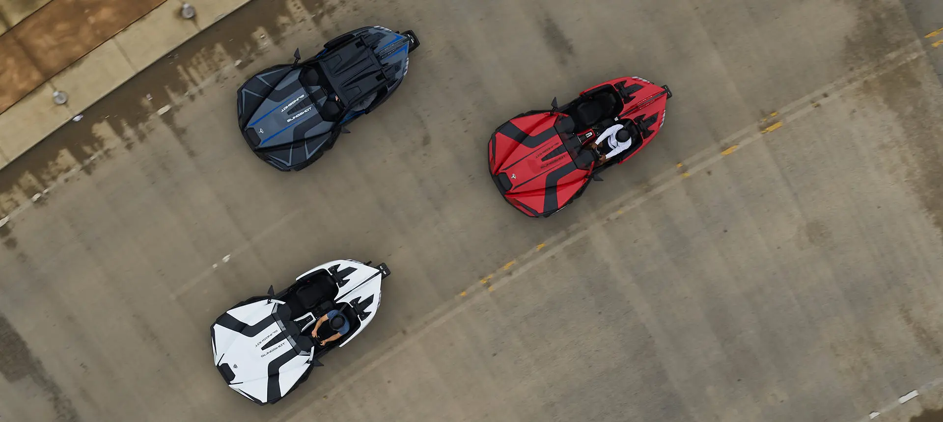 Three Slingshots on the road