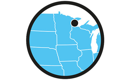Mapa de rutas de la zona de North Shore