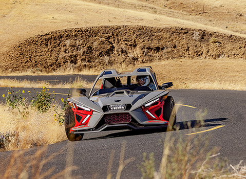 Polaris Slingshot SLR vehicle on the road