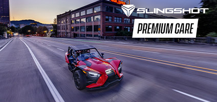 Polaris Slingshot vehicle on the road