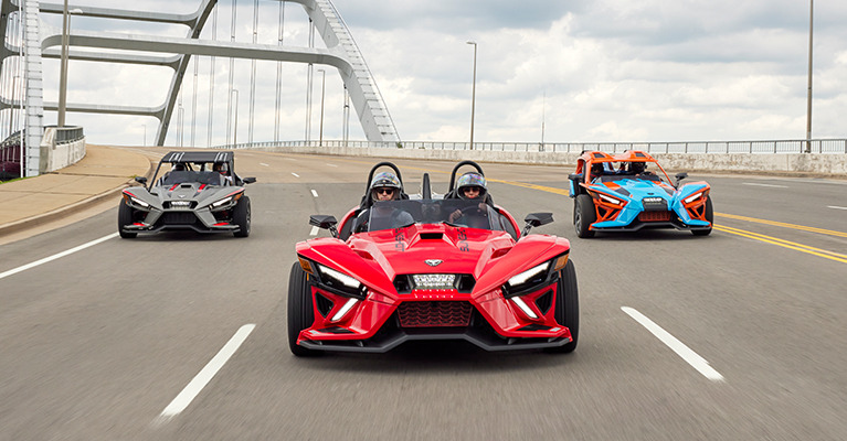 Slingshot Open Air Roadster 3 Wheel Motorcycle Polaris