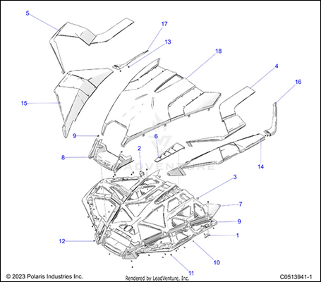 Body Panel Assembly Diagrams | Polaris Slingshot