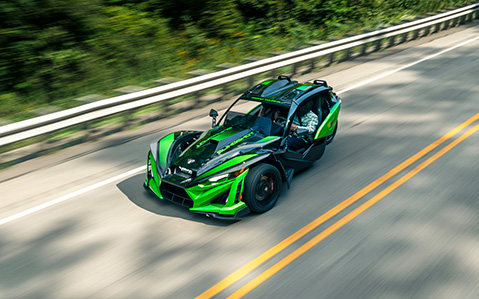 Slingshot: Open-Air Roadster - 3 Wheel Motorcycle | Polaris
