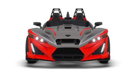 Front end view of a 2026 Polaris Slingshot R.