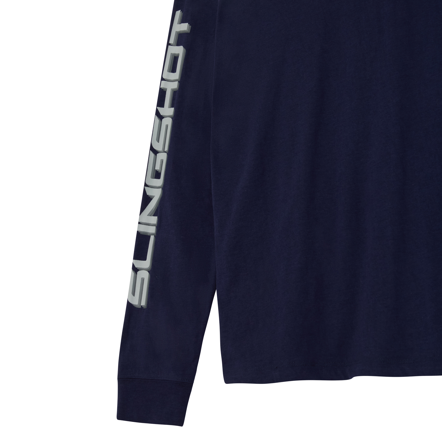Unisex Long Sleeve Crew T-Shirt, Navy | Polaris Slingshot