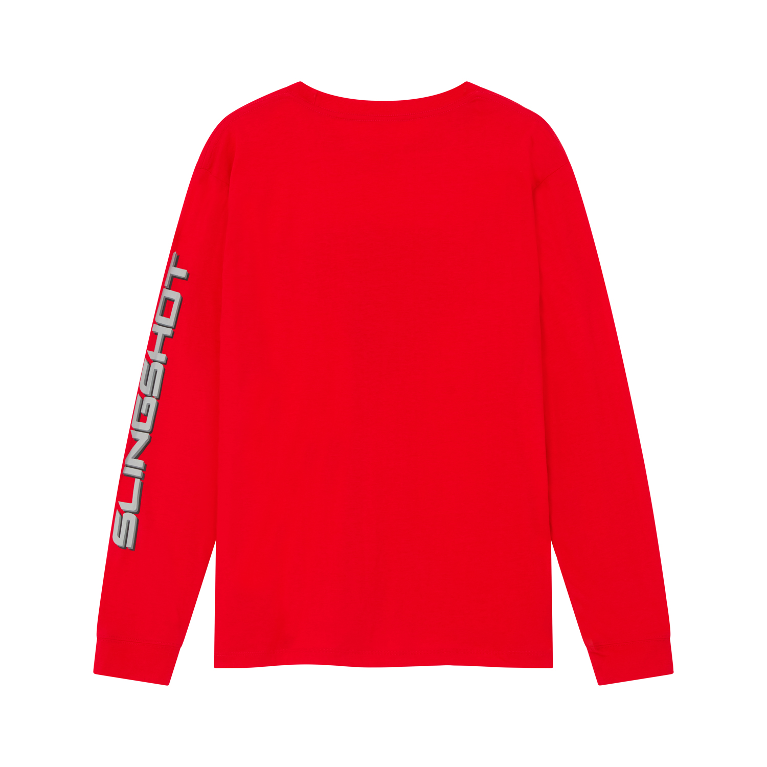 Unisex Long Sleeve Crew T-Shirt, Red | Polaris Slingshot