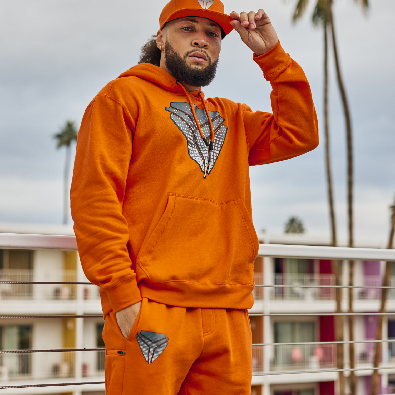 Unisex Hoodie Sweatshirt, Orange | Polaris Slingshot