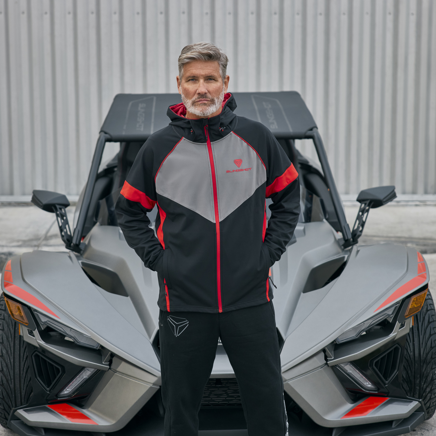 Unisex Performance Hoodie, Black | Polaris Slingshot