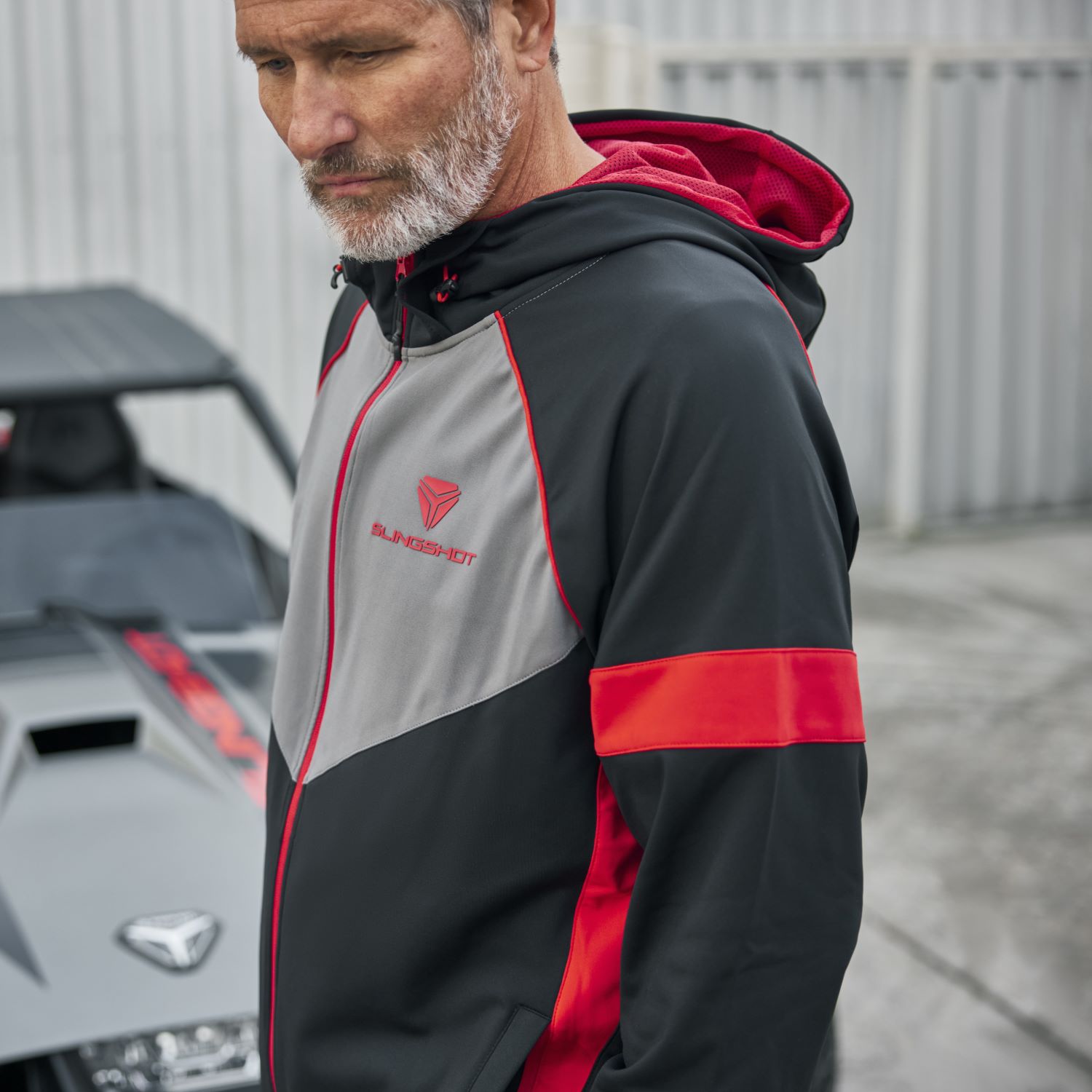 Unisex Performance Hoodie, Black | Polaris Slingshot