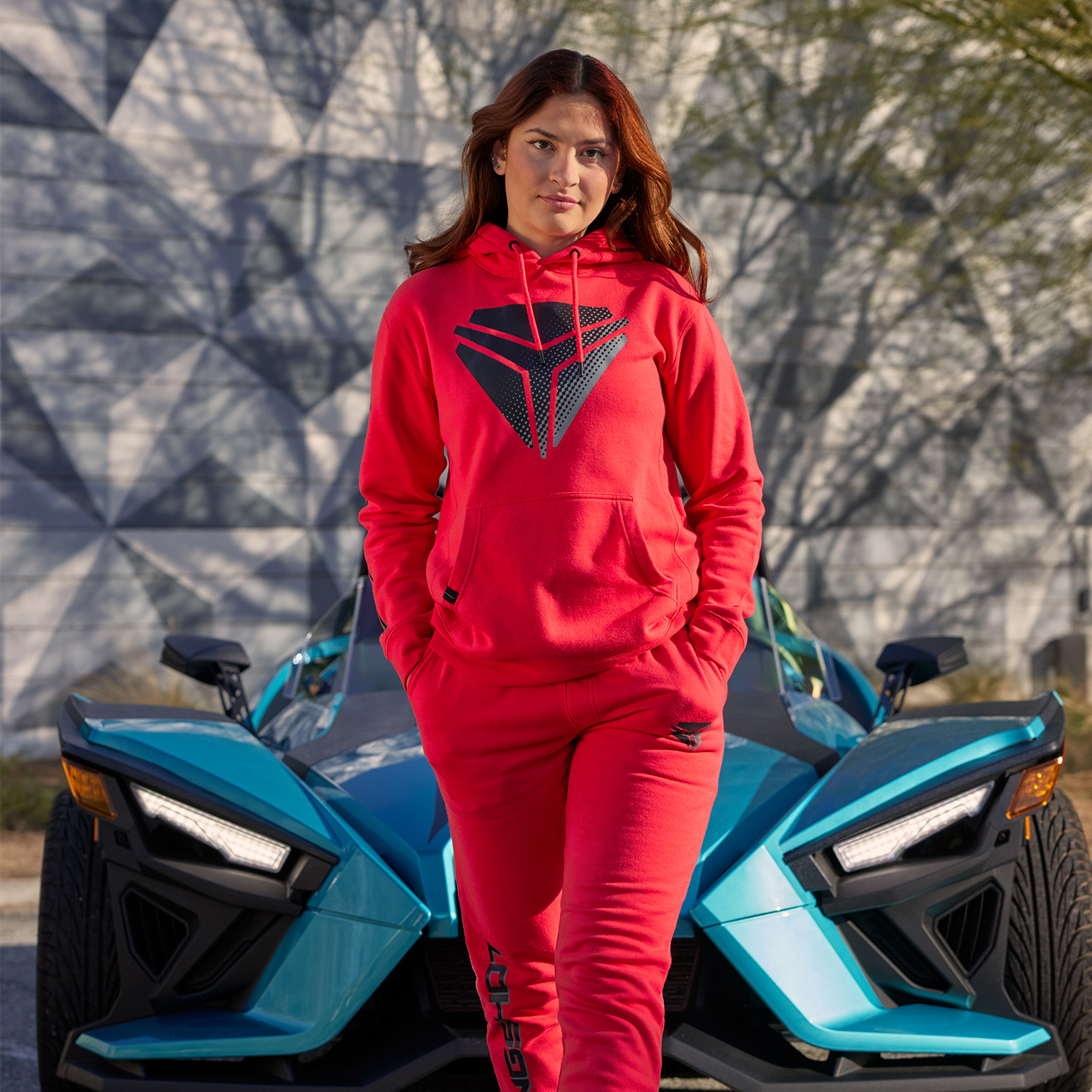 Unisex Jogger, Red | Polaris Slingshot