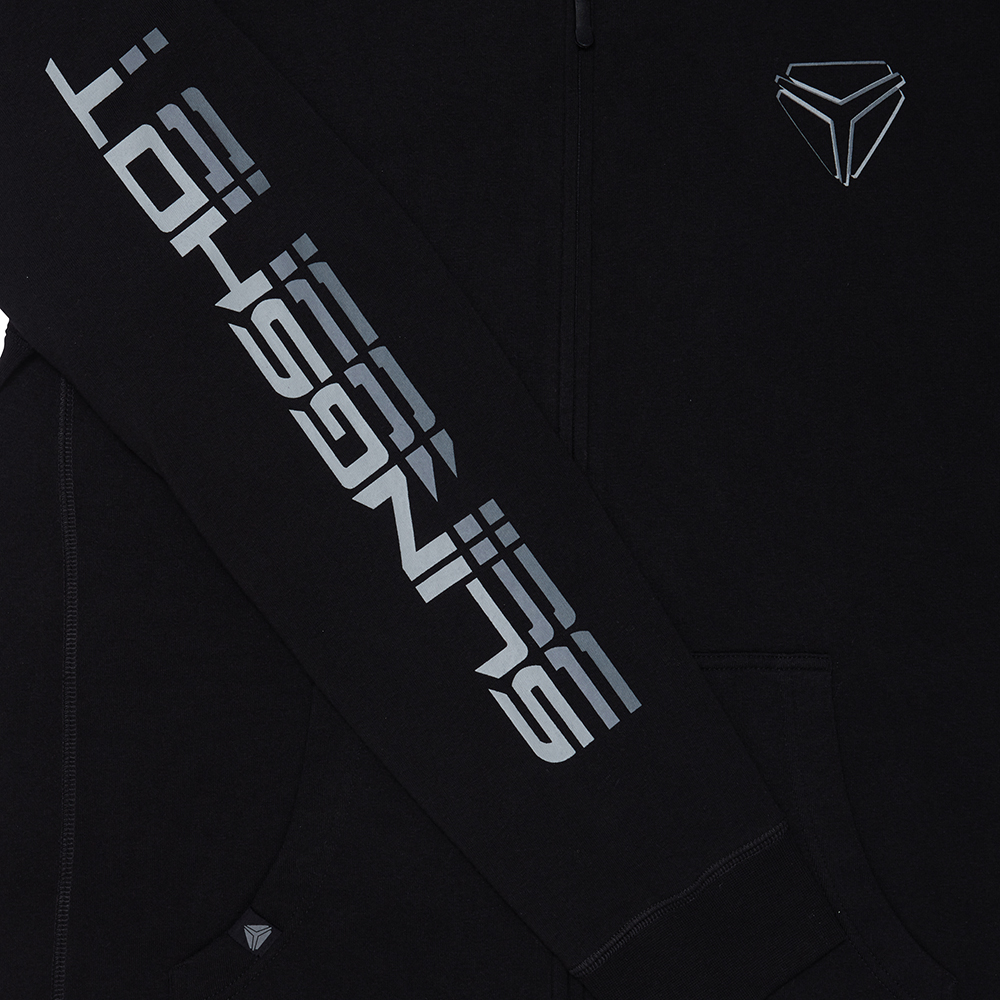 Unisex Zip Hoodie Sweatshirt, Black | Polaris Slingshot