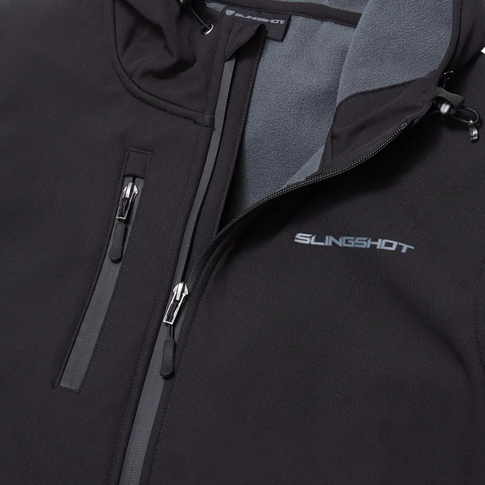 Unisex Softshell Jacket, Black Polaris Slingshot EN-CA