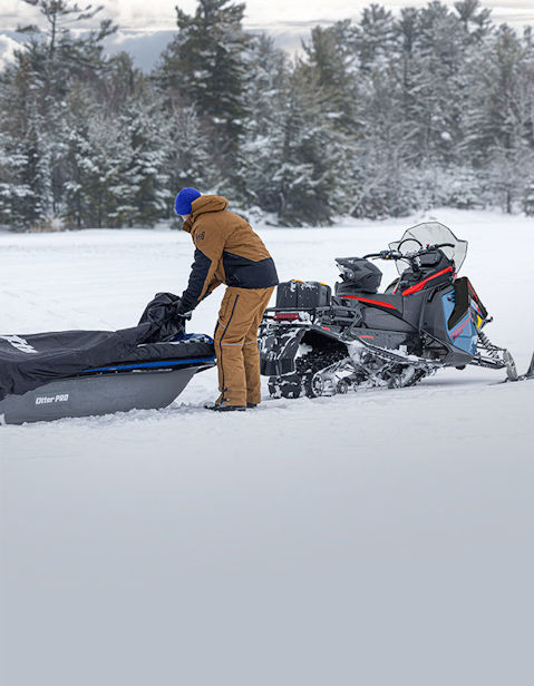 Ice Fishing Sleds & Accessories