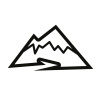 Mountain sleds icon.