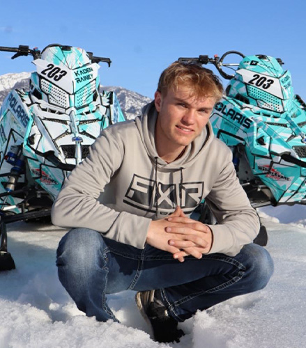 Kaden Rainey - Team Polaris Racer.