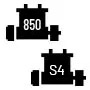 Options de moteur 850 Patriot ou ProStar S4.