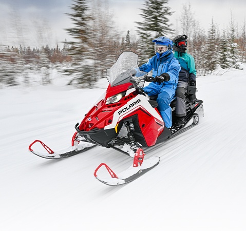 Explore the 2027 INDY Adventure snowmobile.