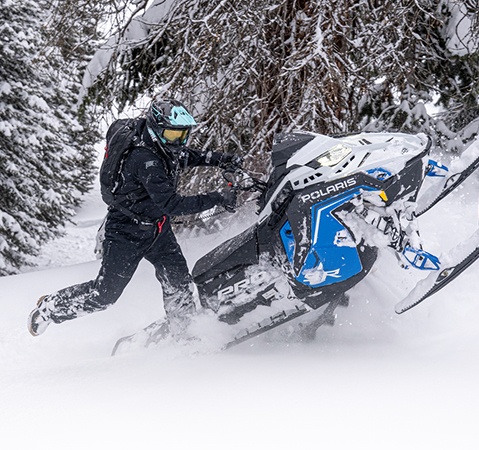 Explore the 2027 PRO RMK snowmobile.