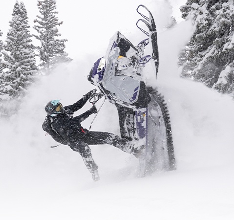 Explore the 2027 RMK Khaos snowmobile.