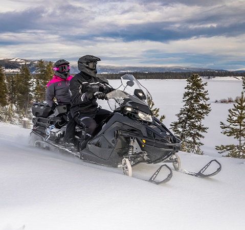 Explore the 2027 TITAN Adventure Ultimate snowmobile.