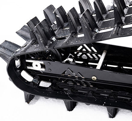 325 Series 9 track on a 2027 Polaris RMK Factory Edition mountain snowmobile.