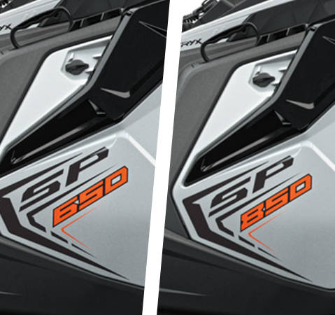 650 Patriot or 850 Patriot engine options on the 2027 Polaris RMK SP mountain snowmobile.