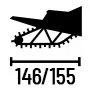 146-155-inch track length.