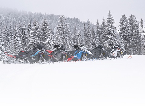 Explore Polaris Mountain sleds.