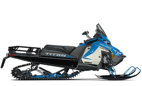 View Polaris TITAN Nordic Pro widetrack snowmobiles.