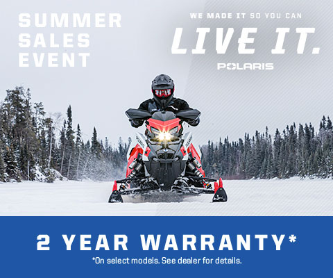 Summer Sales Event - 2 Year Warranty on Select Models