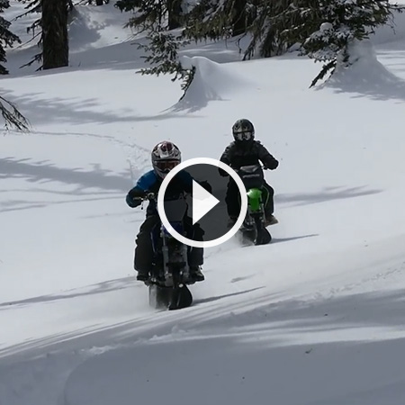 Kids sale snow bike