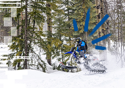 Sno-Go carving snow bike brings on the carbon to shed 12 pounds