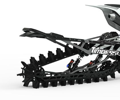 Features: 2023 Timbersled RIOT 3 | Snow Bike Conversion System