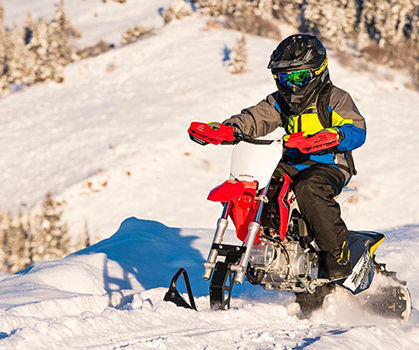 Features: 2025 Timbersled Ripper | Snow Bike Conversion System