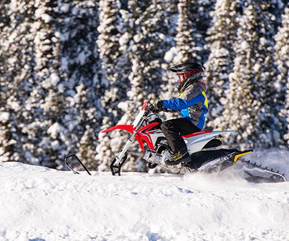 Features: 2025 Timbersled Ripper | Snow Bike Conversion System