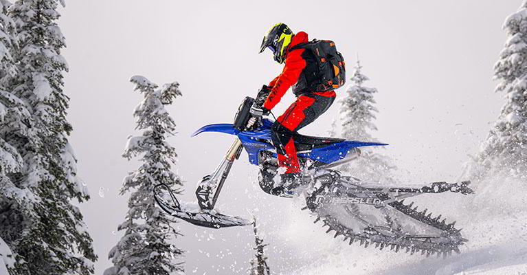 Snow Bikes & Dirt Bike Snow Track Systems | Timbersled