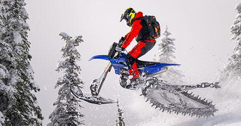 Snow Bikes & Dirt Bike Snow Track Systems | Timbersled