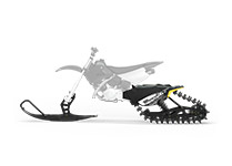Système de moto sur neige Timbersled pour des motos 110 cm3