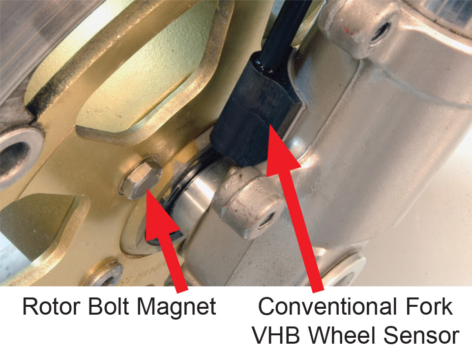 Conventional Fork Wheel Speed Sensor