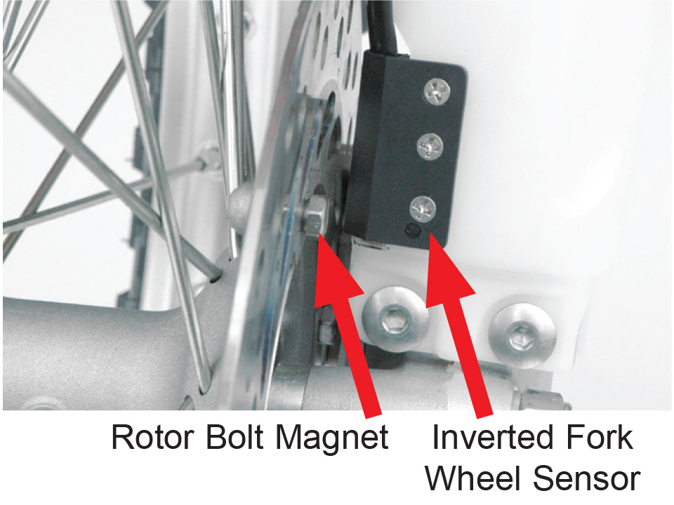 Inverted Fork Wheel Speed Sensor
