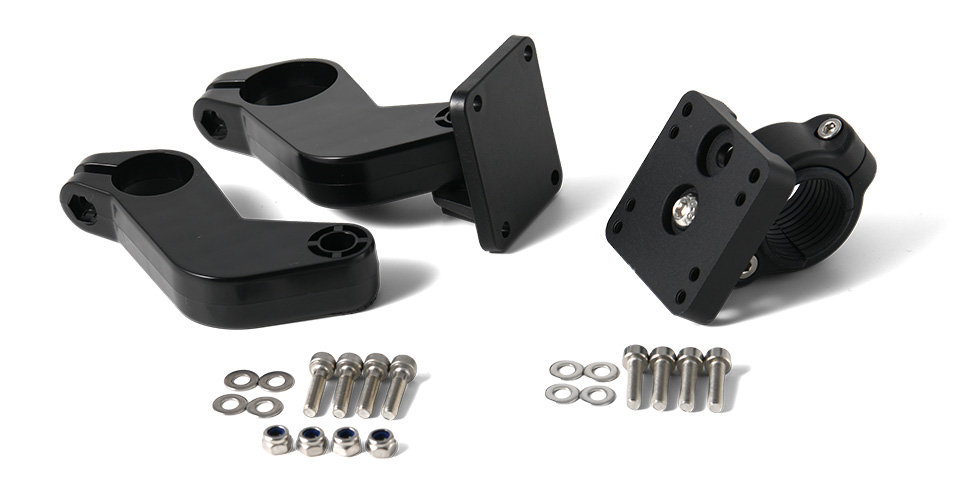 Voyager Pro4 aluminum snow mounts