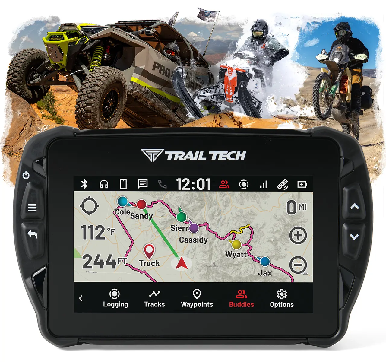 Voyager Pro4 UTV, SNOW, and MOTO kits. Voyager Pro4: Bring More of the Group Onto the Map.