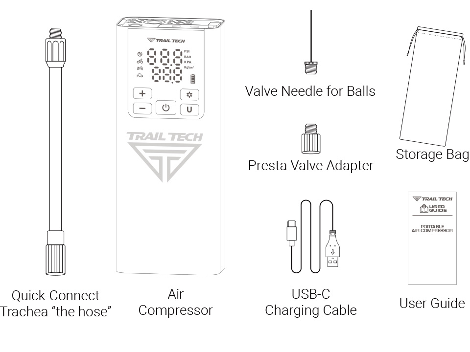 Air Compressor Kit Contents